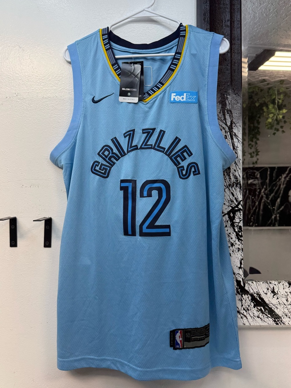 Nike Nba Ja Morant Memphis Grizzlies #12  Basketball Jersey